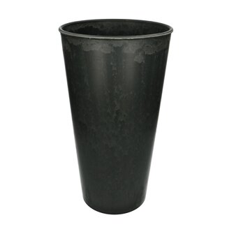 4A Kunststof Melamine Vaas | Kleur: Grijs | Diameter 22 centimeter | Hoogte 40 centimeter | Per 6 vazen