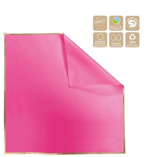 4A Folievellen “Cachotier” | Kleur: Fuchsia | Lengte 70 centimeter | Breedte 70 centimeter | Per 100 vellen