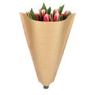 4A Kraft paper sleeves | Colour: Brown | Length 40 centimetre | Width 10 - 25 centimetre | Per 50 sleeves