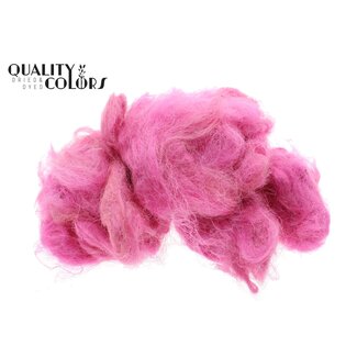 QC Fuzzy Fibre Decorative wool | Colour: Cerise | Contents 250 gram | Per bag