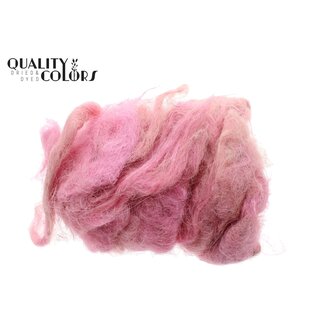 QC Fuzzy Fibre Decoratiewol | Kleur: Lichtroze | Inhoud 100 gram | Per zak