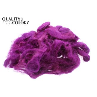 QC Fuzzy Fibre Decoratiewol | Kleur: Lila | Inhoud 100 gram | Per zak