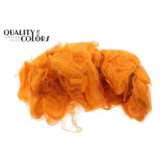 QC Fuzzy Fibre Decoratiewol | Kleur: Oranje | Inhoud 100 gram | Per zak