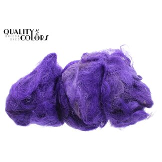 QC Fuzzy Fibre Dekorationswolle | Farbe: Lila | Inhalt 100 gram | Pro Beutel