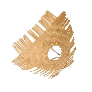 4A Bamboo Woven Bouquet Holder | Colour: Light brown | Diameter 25 centimeter | Per 6 bouquet holders