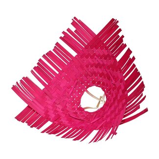 4A Bamboo Woven Bouquet Holder | Colour: Cherry-coloured | Diameter 30 centimeter | Per 6 bouquet holders