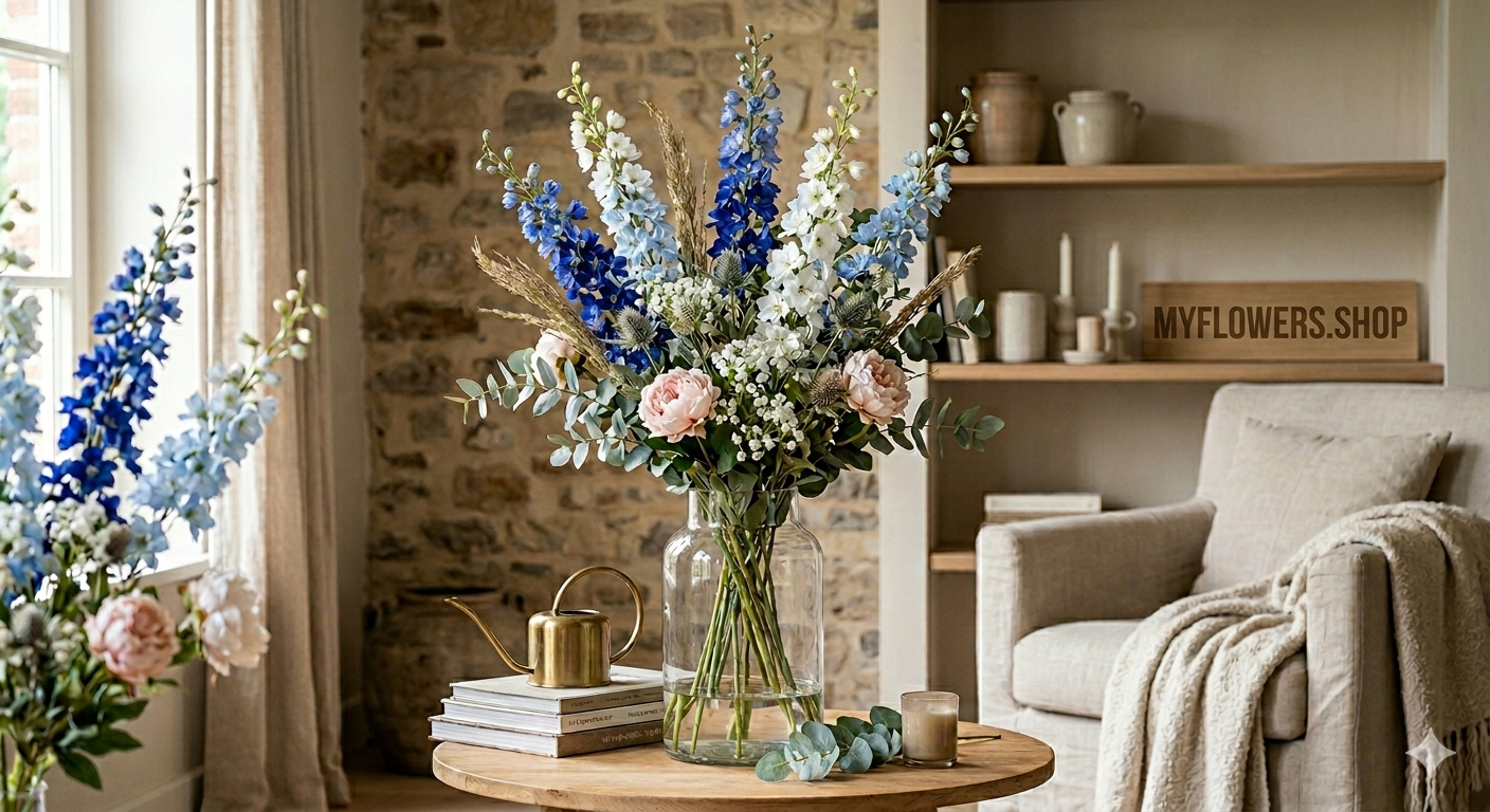 Delphinium Artificial Flowers: How to style the most beautiful bouquets with artificial Delphinium flowers?