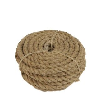 4A Jute Twine Thread | Colour: Light brown | Diameter 1 millimetre | Length 10 metre | Per roll