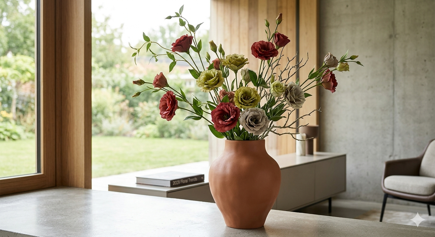 Künstliche Blumen-Trends 2026: Wie setzen Sie mit Eustoma-Kunstblumen ein mutiges botanisches Statement?