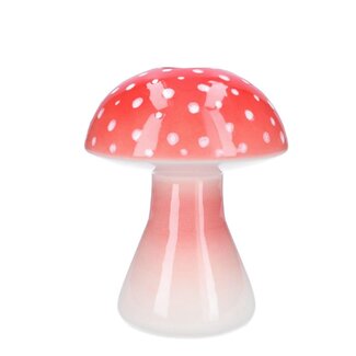 4A Pink White Mushroom Vase | Diameter 4 - 16 centimeter | Height 20 centimeter | Per 2 vases