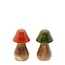 Gemengde Kleuren Paddenstoel Decoratie | Diameter 5.5 centimeter | Hoogte 9 centimeter | Per 12 paddenstoelen