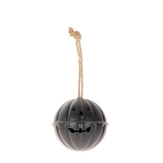4A Schwarze Halloween Kürbis Anhänger | Durchmesser 6 centimeter | Höhe 6 centimeter | Pro 10 Anhänger