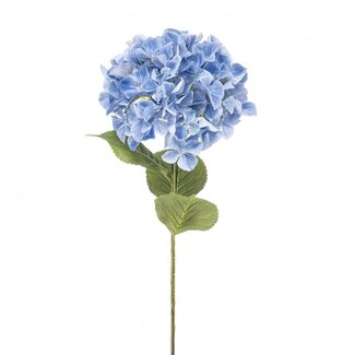 4A Hellblaue Hortensie Kunstblumen | Kunst Hortensie | Länge ± 90 centimeter | Pro 2 Zweige