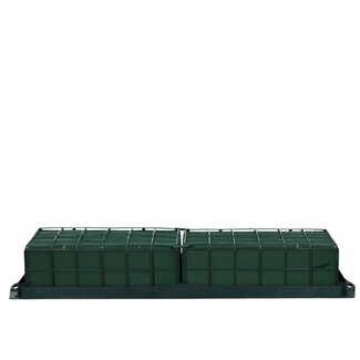 4A Grün Oasis Dekorette Steckschwamm | Länge 48 centimeter | Breite 11 centimeter | Höhe 6 centimeter | Pro Dekorette
