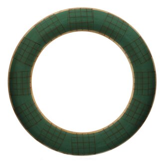 4A Green Floral Foam Basic Wreath with wooden base | Diameter 65 centimetre | Per 2 wreaths