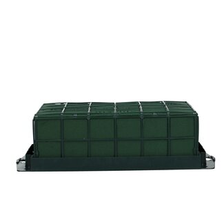 4A Oasis Dekorette Steekschuim | Kleur: Groen | Lengte 24 centimeter | Breedte 11 centimeter | Hoogte 6 centimeter | Per dekorette
