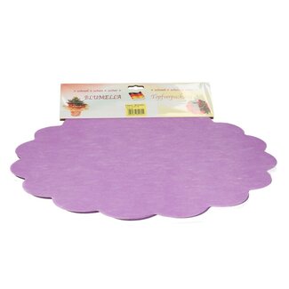 4A Blumella Textiel non woven | Kleur: Lila | Diameter 44 centimeter | Per 25 vellen