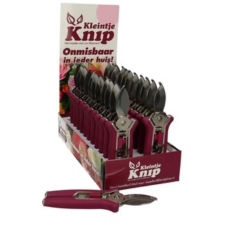 4A Bordeaux red Pruning Shear in Display | Length 15 centimeter | Per 24 Pruning Shears
