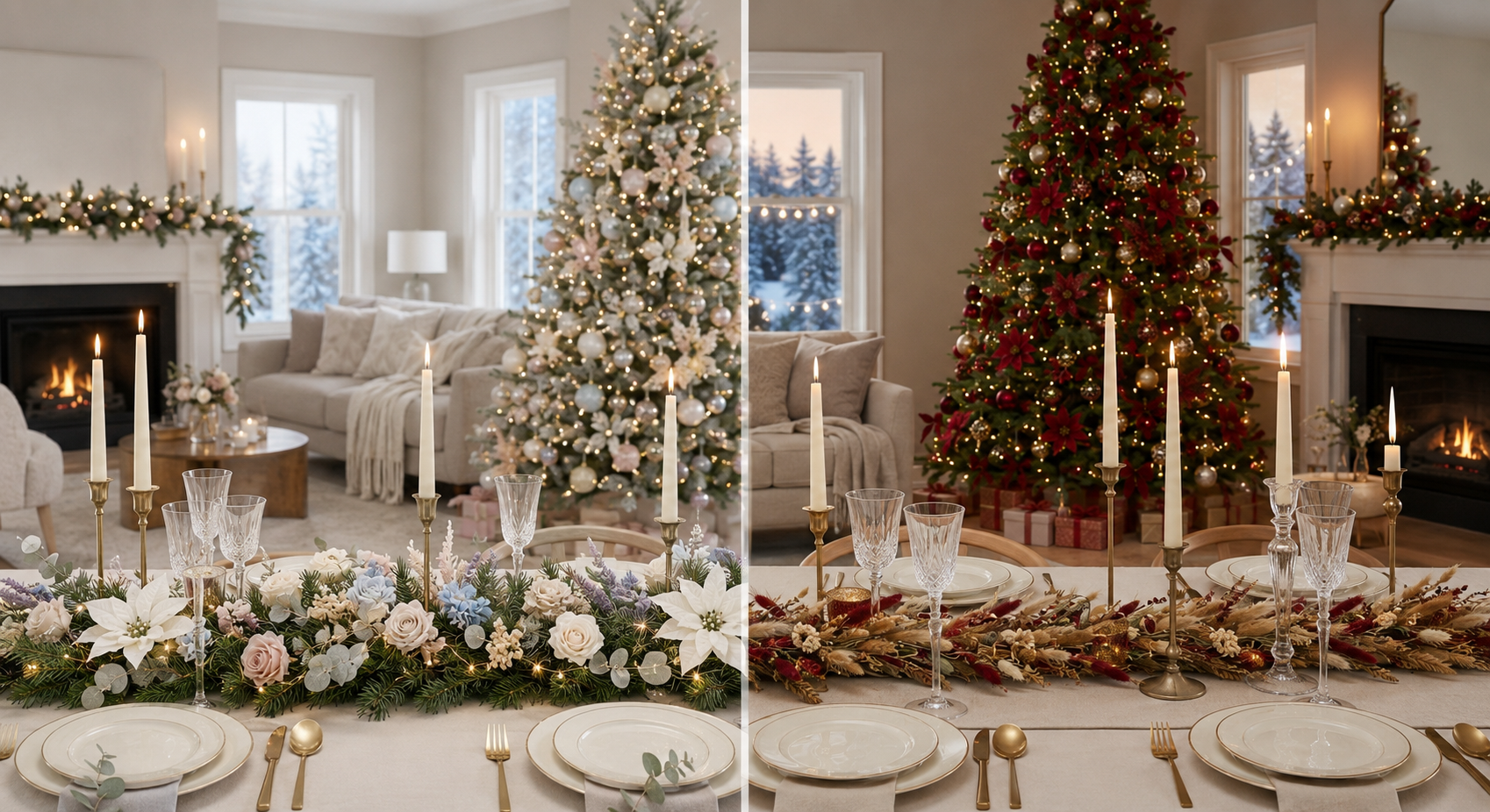 Kerst 2026 Decoratie: Hoe maak je een gezellig en warm kerstinterieur met droogbloemen en kunstbloemen?