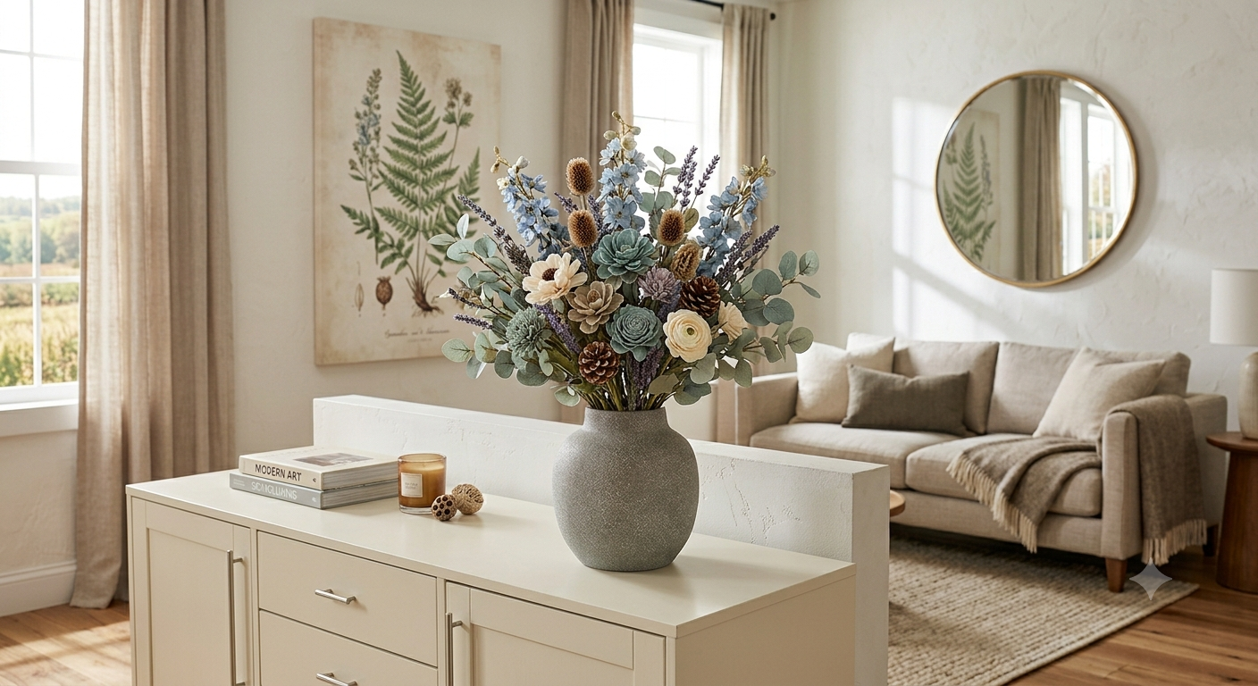 Artificial Chrysanthemum Flowers – How to decorate your interior with lifelike artificial chrysanthemums? Buy high-quality artificial flowers online.