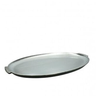 4A Plateau de service de Noël en mélamine couleur argentée | Longueur 38 centimeter | Largeur 31 centimeter | Hauteur 2 centimeter | Par 6 plateaux