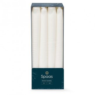 4A Natural White Gothic Candle | Diameter 2.3 centimetre | Length 25 centimetre | Per 8 candles