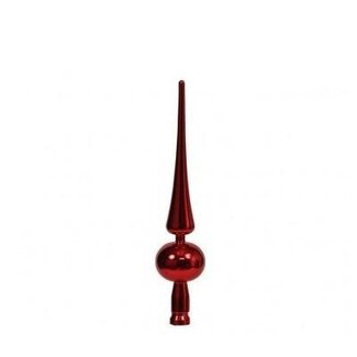 4A Red Plastic Christmas tree topper Christmas decoration | Height 28 centimeter | Per topper
