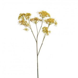 4A Yellow Anethum Artificial flowers | Dill Artificial flower | Length 58 centimeter | Per 6 stems