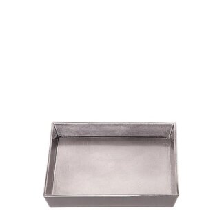 4A Kunststof Melamine Schaal | Kleur: Zilverkleurig | Diameter 12 centimeter | Hoogte 2 centimeter | Kerst Decoratie | Per 12 schalen