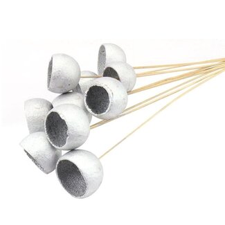 4A Silver-coloured Bell Cup support stake | Length support stake ± 50 centimeter | Per 10 support stakes