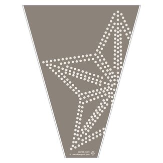 4A Silver-coloured Flower covers “Secret” | Length 50 centimeter | Width 35 centimeter | Height 10 centimeter | Per 50 covers