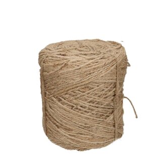 4A Light brown Natural Flax Rope Cord | Diameter 3.5 millimeter | Weight 1 kilo | Per ball
