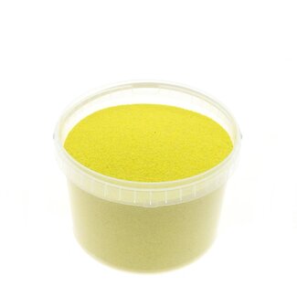 4A Yellow Decorative Sand | Diameter 0.1 - 0.5 millimetre | in resealable bucket | Contents 3 litre | Per bucket