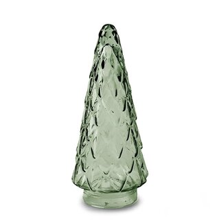4A Nobilis Kerstboom Decoratie | Kleur: Groen | Kerst Decoratie | Diameter 9 centimeter | Hoogte 23 centimeter | Per 12 kerstbomen