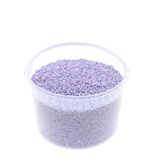 4A Decoratiegrind in Herbruikbare Emmer | Kleur: Lila Paars | Diameter 2 - 3 millimeter | Inhoud 3 liter | Per emmer