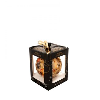 4A Mixed Colours Christmas bauble with decoration “Cotton” | Christmas Decoration | Diameter 10 centimetre | Per bauble