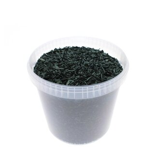 4A Black Wood Chips in Reusable Bucket | Diameter 8 millimetre | Contents 10 litre | Per bucket