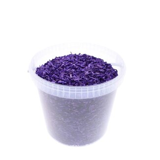4A Purple Wood Chips in Reusable Bucket | Diameter 8 millimetre | Contents 10 litre | Per bucket