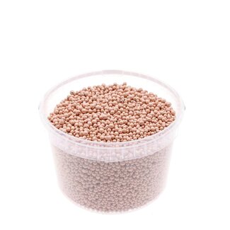 4A Pink Orange Terracotta Balls in Reusable Bucket | Multicolour Decoration Beads | Diameter 4 - 8 millimetre | Content 3 litre | Per bucket