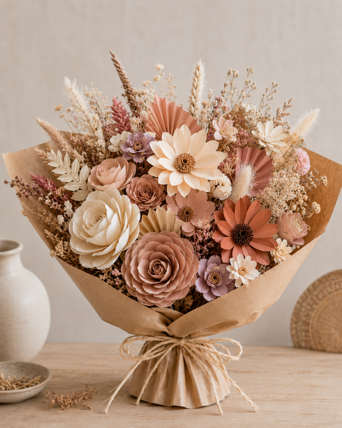 Handcrafted paper artificial flowers coming soon | Discover the new Paper Craft Florals collection and give your interior a creative boost
