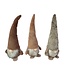 Gnoom Assorti | Kleur: Bruin | Kerst Decoratie | Diameter 12 centimeter | Hoogte 34 centimeter | Per 6 gnomen