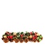 Theelichthouder met Dennenappels | Kleur: Bruin | Kerst Decoratie | Lengte 44 centimeter | Breedte 15 centimeter | Hoogte 8 centimeter | Per theelichthouder