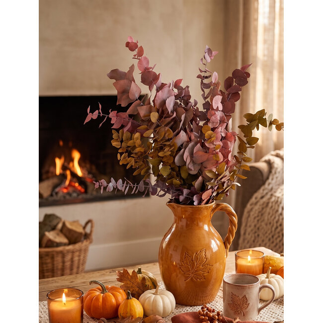 Herfstmix Eucalyptus Cinerea | Gepreserveerd | Lengte ± 65 centimeter | Gewicht ± 150 gram