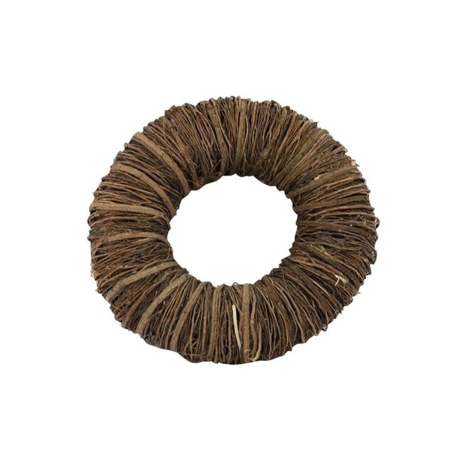 Mactan Grass Wreath | Colour: Brown | Diameter 25 centimeter | Per wreath