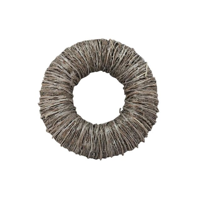 Mactan Gras Krans | Colour: Natural Brown | Diameter 25 centimeter | Per wreath
