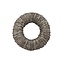 Mactan Gras Krans | Kleur: Natuurlijk Bruin | Diameter 25 centimeter | Per krans