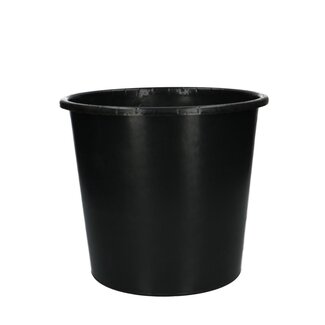 4A Kunststof Emmer | Kleur: Zwart | Inhoud emmer 5 liter | Diameter 24 centimeter | Hoogte 20.5 centimeter | Per 10 emmers