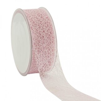 4A Honeycomb Ribbon | Colour: Light pink | Width 38 millimetre | Length 20 metre | Per roll
