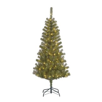 4A Weihnachtsbaum “Ague” mit Beleuchtung und Timer | Farbe: Grün | Weihnachtsdekoration | Durchmesser 61 Zentimeter | Höhe 155 Zentimeter | Pro Weihnachtsbaum