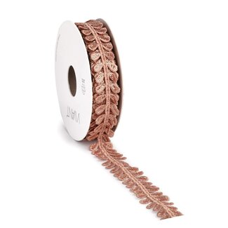 4A Ribbon "Lavella" | Colour: Salmon-coloured | Width 20 millimetre | Length 4.5 metre | Per roll